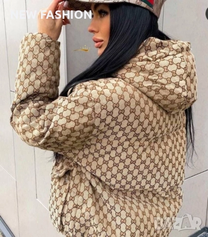 Дамско Зимно Яке - лого Бродирано ✨ Gucci , снимка 10 - Якета - 51856961