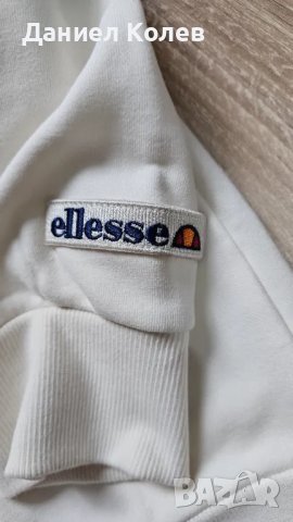 Мъжка бяла елегантна блуза Ellesse в размер М, снимка 4 - Блузи - 49127531