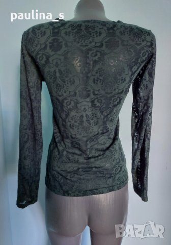 Еластична прозрачна блуза / 3 броя, различни цветове и модели , снимка 16 - Блузи с дълъг ръкав и пуловери - 36829885