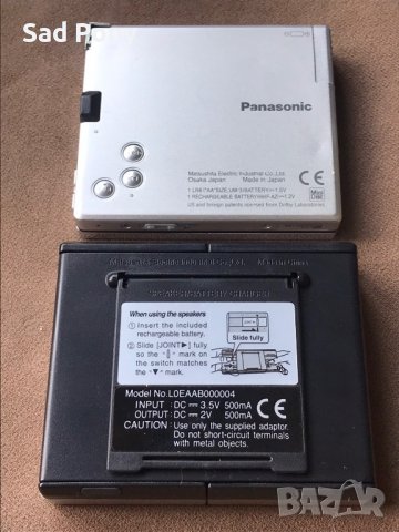 Panasonic SJ-MJ50 минидиск плеър, снимка 3 - MP3 и MP4 плеъри - 38121409