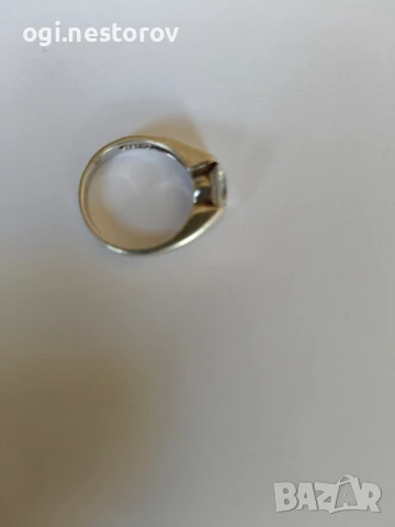 Сребърен пръстен , снимка 2 - Пръстени - 45728591