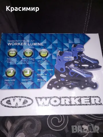 кънки за лед + ролери.малко използвани  