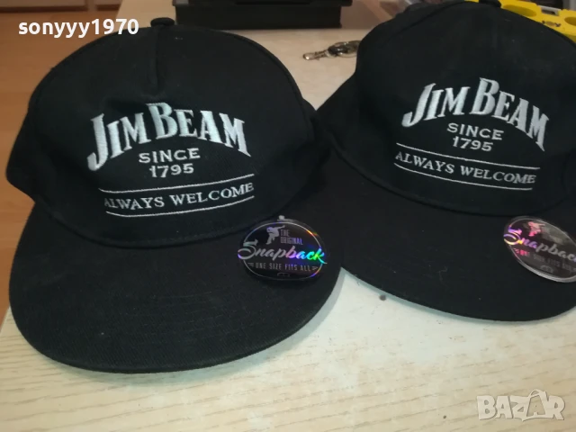 JIM BEAM X2 ШАПКИ ЗА 125ЛВ 0607250709, снимка 6 - Шапки - 50922702
