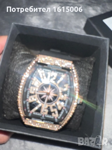 Унисекс Часовник с кристали RichhM, снимка 11 - Дамски - 52527692