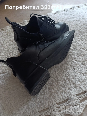 Боти,изцяло от естествена кожа,Tendenz, снимка 3 - Дамски боти - 53217484