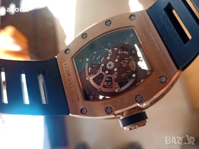 Richard mille RM 030 automatic mechanical watch gold Ричард Майли автоматичен механичен часовник , снимка 9 - Други - 48989617