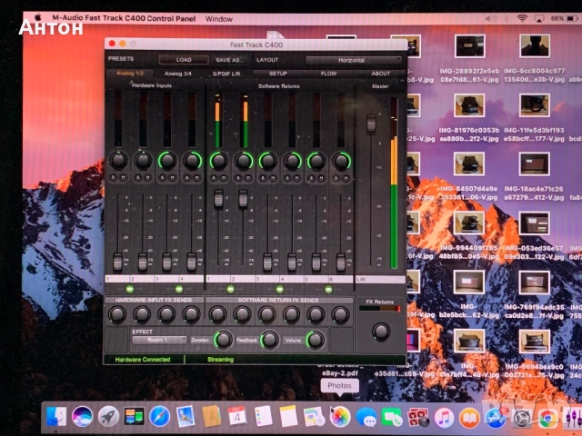Avid M-audio Fast Track C400 USB Audio MIDI Interface Звукова Карта, снимка 14 - Други - 52656987