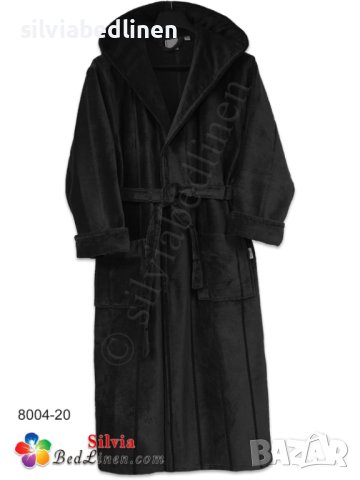 Луксозен хавлиен дамски, мъжки халат за баня с качулка Ладик, снимка 3 - Хавлиени кърпи - 39260271