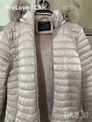 Розово зимно яке , снимка 5 - Якета - 51624000