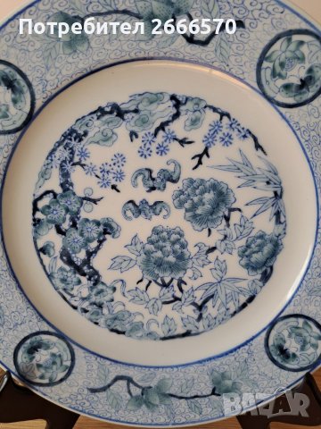 Китайска чиния китайски порцелан , снимка 2 - Антикварни и старинни предмети - 38418506
