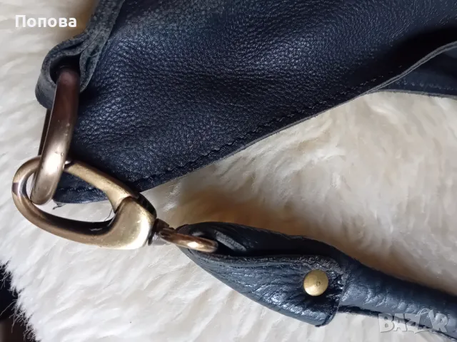 Голяма маркова чанта естествена кожа , снимка 7 - Чанти - 49630562