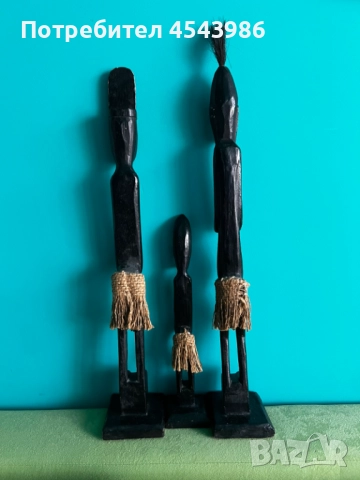 Декоративни Африкански Статуетки, снимка 3 - Статуетки - 51630763