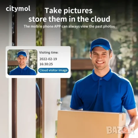 Smart Video звънец  Android, iOS, USB станция, нощен режим, двупосочно аудио,Tuya, SmartLife, снимка 6 - Други - 51132127