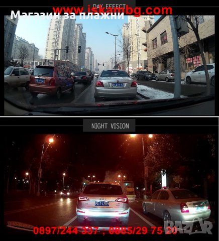 Full HD видеорегистратор огледало с допълнителна камера за задно виждане BlackBox, снимка 11 - Аксесоари и консумативи - 28386380