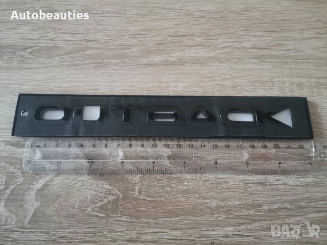 Subaru Outback емблема черен гланц, снимка 2 - Аксесоари и консумативи - 52815059