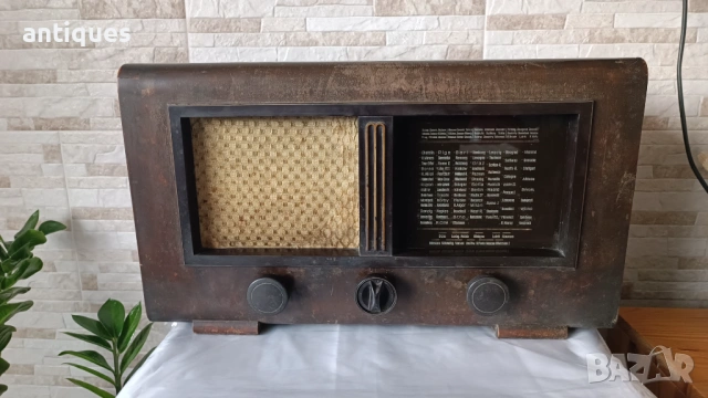 Старо лампово радио - Mende MS225W - 1938г. - Made in Germany, снимка 4 - Антикварни и старинни предмети - 53030174