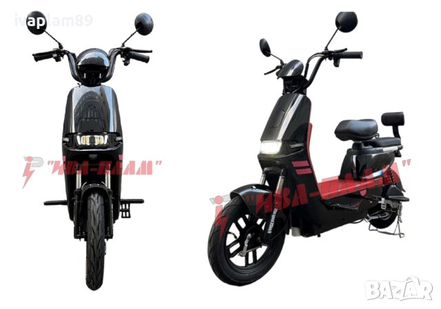 ЕЛЕКТРИЧЕСКИ Велосипед(скутер)+две седалки-600W-MPM8989-управлява се БЕЗ книжка и регистрация в КАТ, снимка 3 - Мотоциклети и мототехника - 43382212