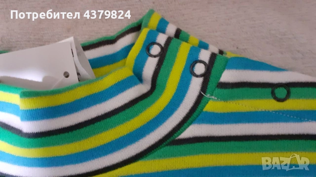 Нов немски бебешки бодита р.74/80 , с этикет, без никакви забележки, 100% памук, снимка 4 - Бодита за бебе - 53470255