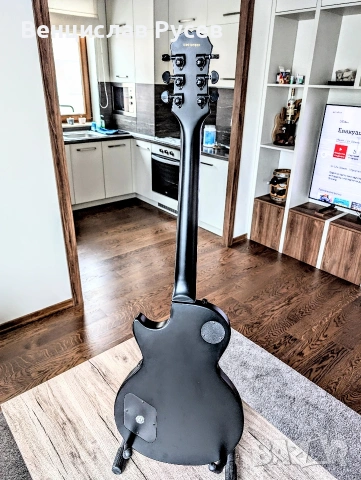 Epiphone Goth Les Paul Studio, 2002, Korea, снимка 6 - Китари - 53315170