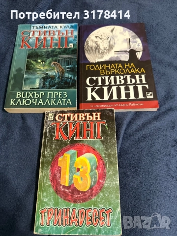 Книги на Стивън Кинг