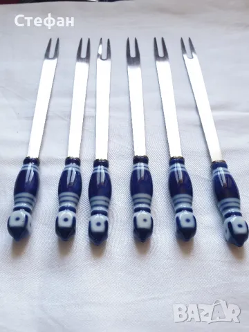 Комплект вилички за фондю Rosenthal , снимка 6 - Антикварни и старинни предмети - 49426502