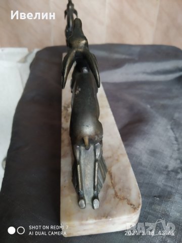 старо настолно огледало арт деко, снимка 6 - Антикварни и старинни предмети - 32212149