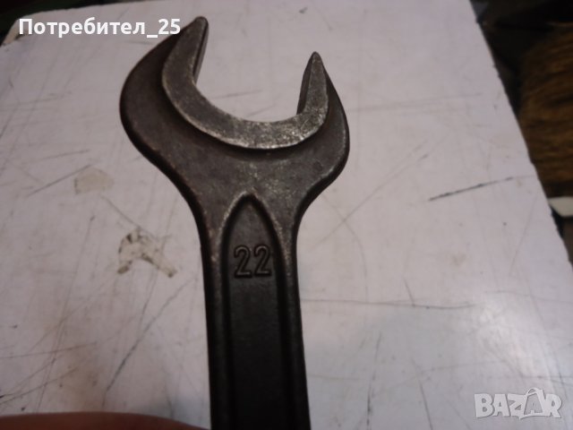 Гаечен ключ  19 /22  -GDR, снимка 5 - Ключове - 39934566