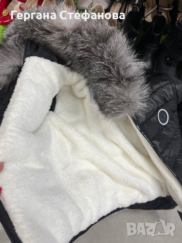 Зимно яке с естествен пух  Фирма Деги/Degi Размери -74,80,86,92,98,104,110 Цена -75 лв, снимка 3 - Бебешки якета и елеци - 43187386