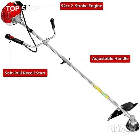 Нов Мощен градински тример за трева с 3T нож поддръжка на двор градина, снимка 3 - Градинска техника - 49217212