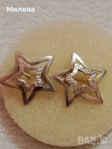 сребърни обеци 