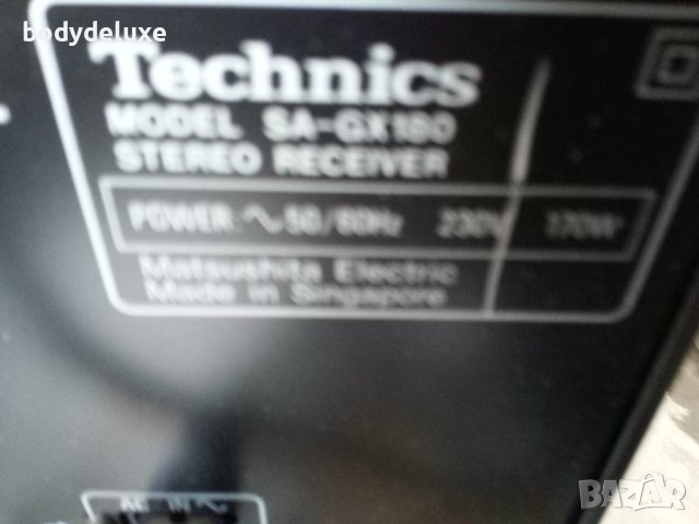 Technics SA-GX180 ресийвър, снимка 9 - Ресийвъри, усилватели, смесителни пултове - 31197519