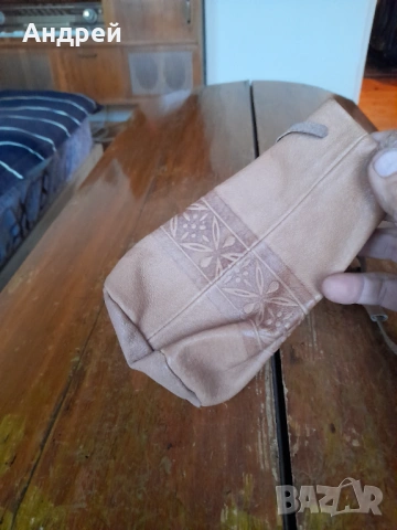 Стара кожена кесия