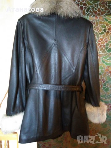 Кожено палто , снимка 2 - Палта, манта - 27034375