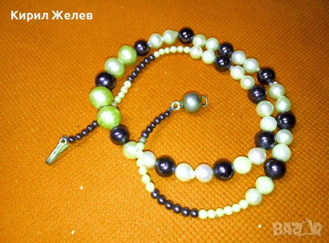 АРИСТОКРАТИЧНО СТАРО ПЕРЛЕНО КОЛИЕ ПОСРЕБРЕНО РЪЧНА МАЙСТОРСКА ИЗРАБОТКА 18021, снимка 10 - Антикварни и старинни предмети - 47315779