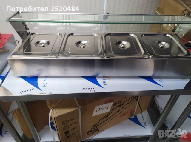 Топли витрини Бен Мари на водна баня 6 модела. Чисто нови с гастронорми! ХИТ Цена 280лв/143,16€, снимка 9 - Обзавеждане за заведение - 51804309