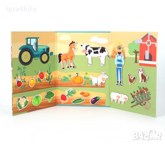 Ферма - игра с магнити на животни и зеленчуци, снимка 8 - Образователни игри - 38483608