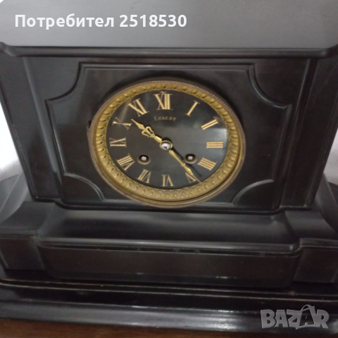Старинен каминен часовник , снимка 3 - Антикварни и старинни предмети - 44861845