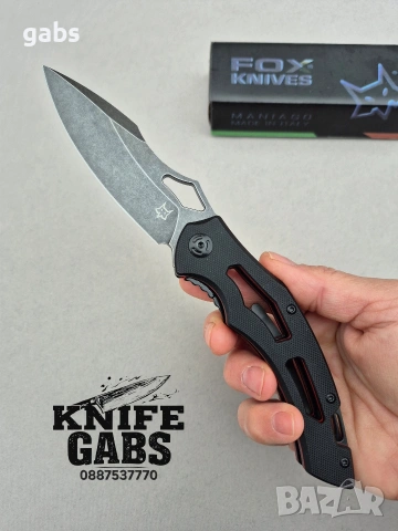 Сгъваем нож FOX KNIFE ANSO FX33,дръжка двуцетен G10, снимка 12 - Ножове - 53270454