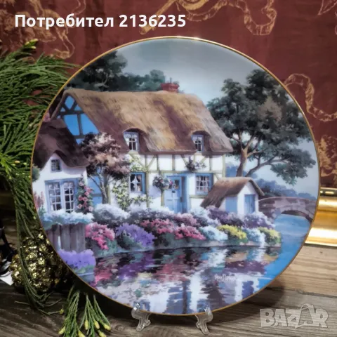 Чинии за стена , снимка 3 - Антикварни и старинни предмети - 48350005