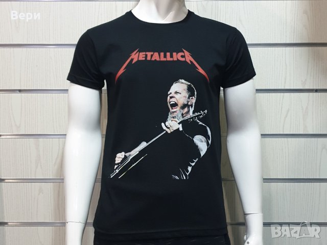 Нова мъжка тениска с дигитален печат на музикалната група METALLICA, снимка 13 - Тениски - 29050893