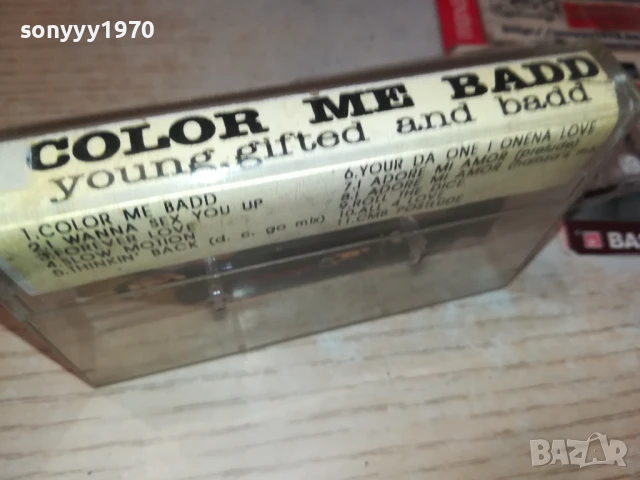 COLOR ME BADD-TAPE 1107251743, снимка 4 - Аудио касети - 50989584