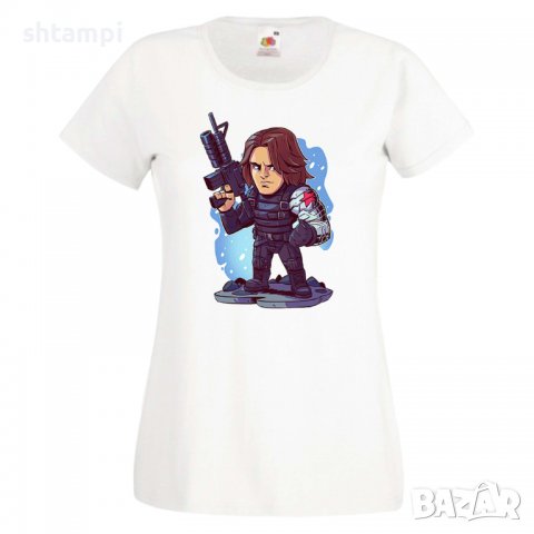 Дамска тениска Marvel Winter Soldier Игра,Изненада,Подарък,Геймър,