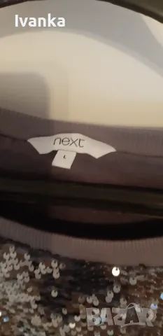 Дамска  блуза с пайети , снимка 2 - Блузи с дълъг ръкав и пуловери - 49573962