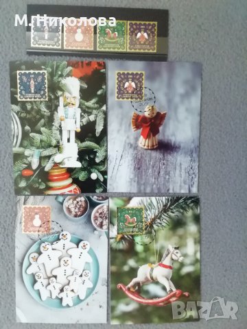 Новогодишни марки и Първодневни картички Лихтенщайн , снимка 1 - Филателия - 43654906
