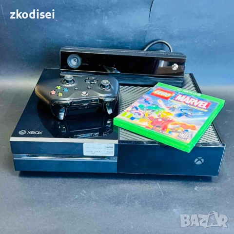 XBOX ONE с камера и 1бр. джойстик и 1бр. игра