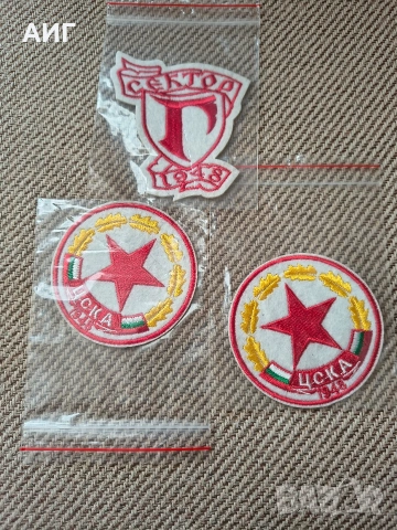 Нашивки ЦСКА, снимка 2 - Фен артикули - 53401706