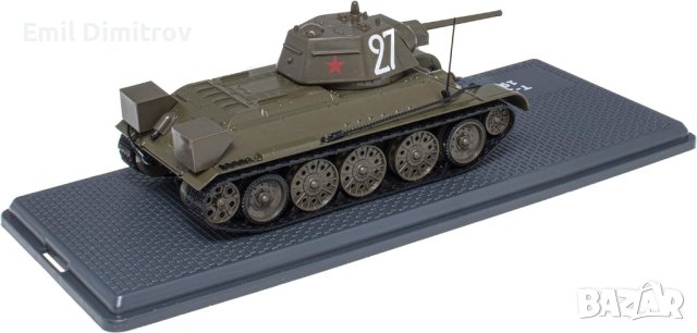 Умален модел на танк Т-34-76 в мащаб 1:43, снимка 5 - Колекции - 43262251