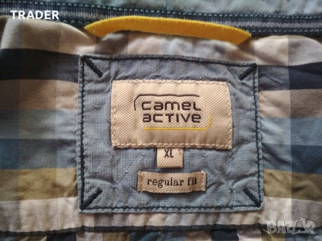 Мъжка риза с къс ръкав CAMEL ACTIVE размер XL 100% памук, снимка 2 - Ризи - 20547218