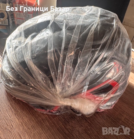 Нова Защитна каска за колело и тротинетка – удароустойчива, лека, черно-червена, снимка 3 - Аксесоари за велосипеди - 53095943