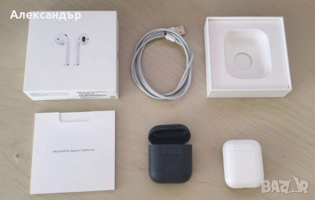 Оригинални AirPods 2 в перфектно запазено състояние, пълен комплект!, снимка 2 - Безжични слушалки - 52490264